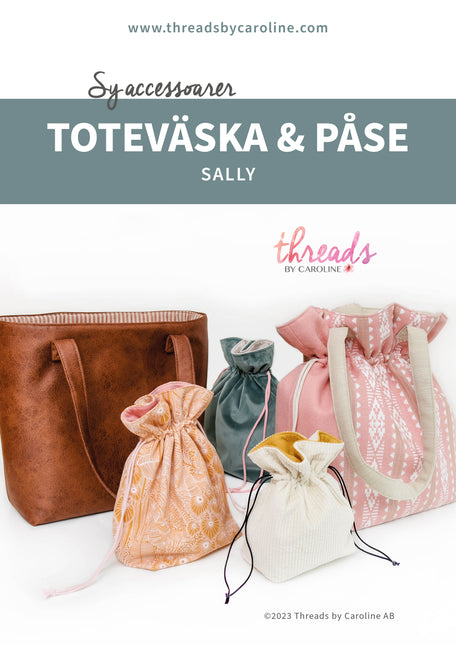 "Sally - Tote Väska/Påse" symönster i pappersform