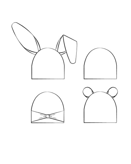 "Sigge & Siri Hat" sewing pattern in paper form