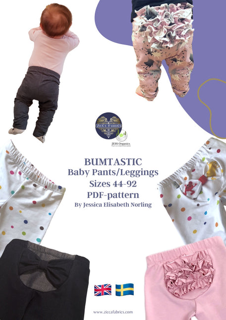 Bumtastic - PDF mönster/pattern