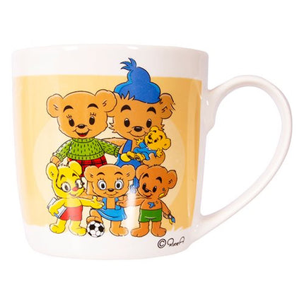 BAMSE Samlarmugg 27cl - Bamsefamiljen Aprikos