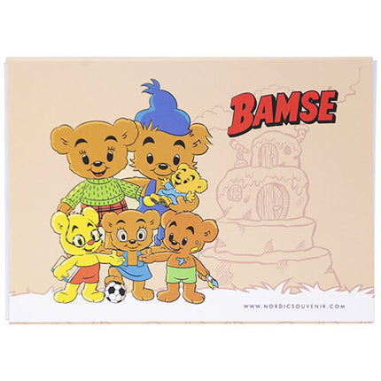 BAMSE Samlarmugg 27cl - Bamsefamiljen Aprikos