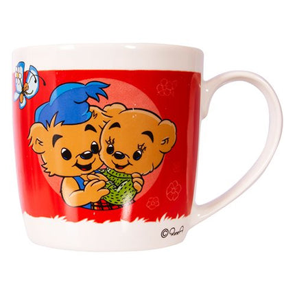 BAMSE Samlarmugg 27cl - Bamse & Brummelisa Röd