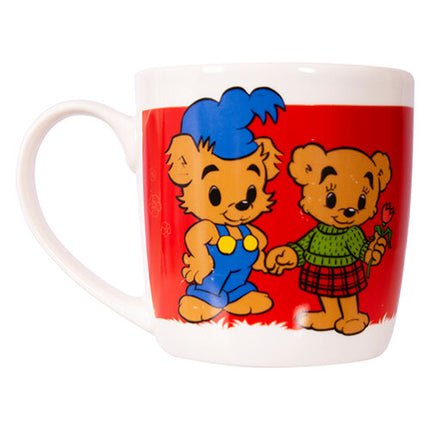 BAMSE Samlarmugg 27cl - Bamse & Brummelisa Röd