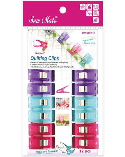 Quilting Clips / Tygklämmor 12-pack