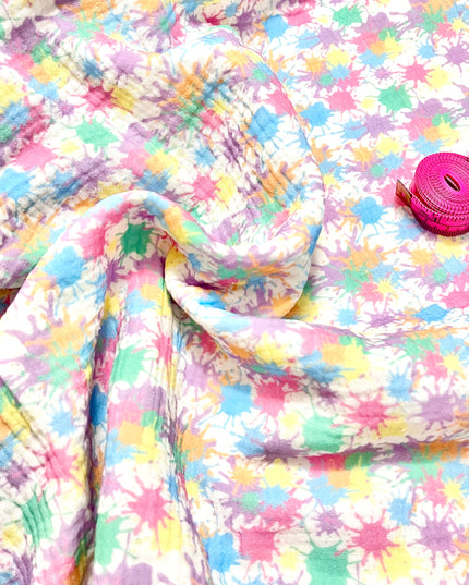 Splash pastell - Bomullsmuslin 120gram
