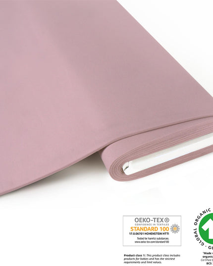 Light pink - Cotton jersey EKO (product by the meter)