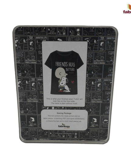 Sewing kit SNOBBEN T-shirt incl. metal box, sewing thread, measuring tape and "travel kit"