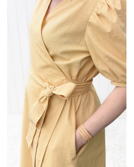 "Caroline - Wrap Blouse & Dress" sewing pattern in paper form