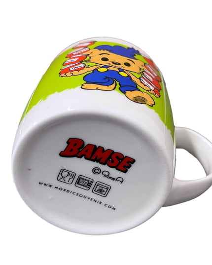 BAMSE Samlarmugg 27cl - Bamse dunderhonung grön