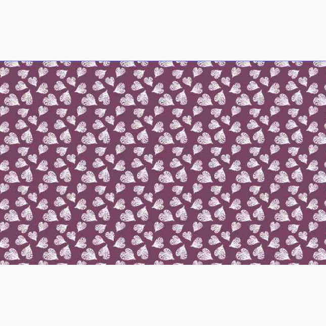 Leaf Purple Bomullsjersey 240gsm