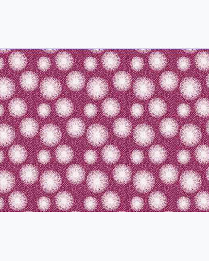 Flowerdots Dark Fuchsia Boumllsjersey 240gsm