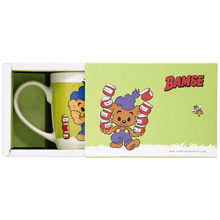 BAMSE Collector's mug 27cl - Bamse thunder honey green