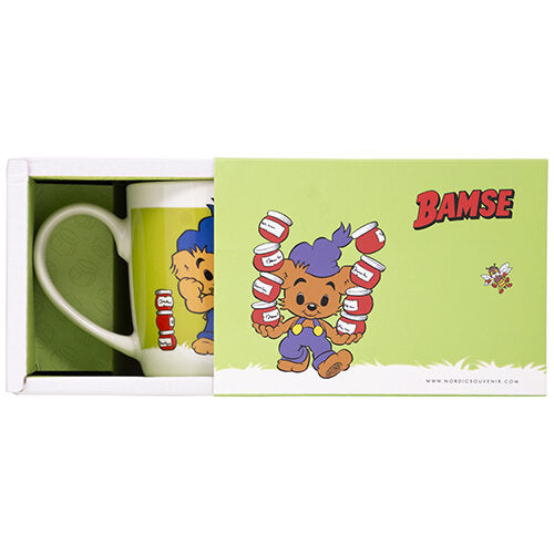 BAMSE Samlarmugg 27cl - Bamse dunderhonung grön