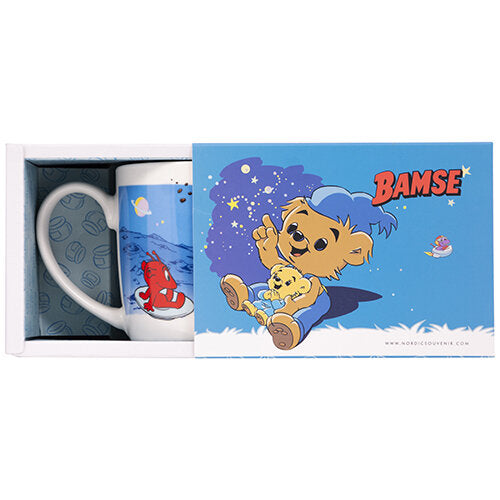 BAMSE Samlarmugg 27cl - Bamse & Brumma Rymden Blå