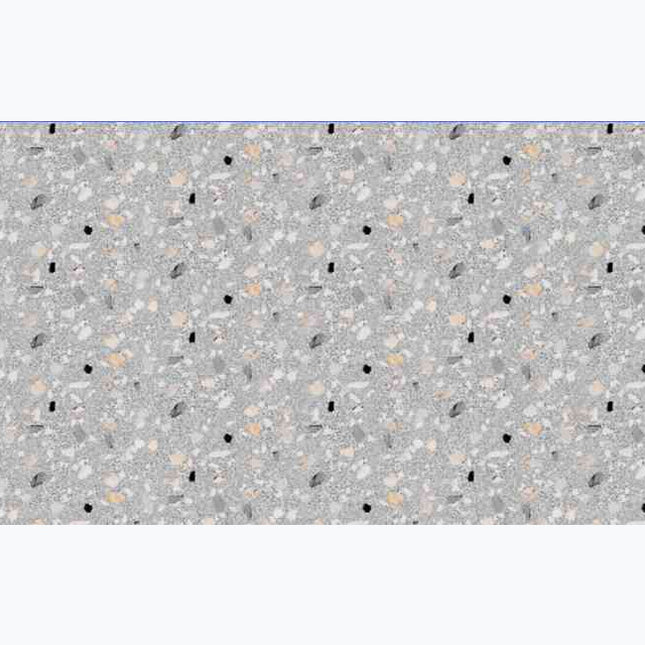 Terazzo Soft Grey Bomullsjersey 240gsm