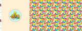 FB Bamse - Barnen läser panel beige (Bomullsjersey)