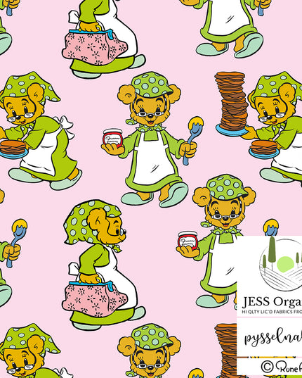 Bamse - STORA Farmor Ljusrosa (Bomullsjersey)