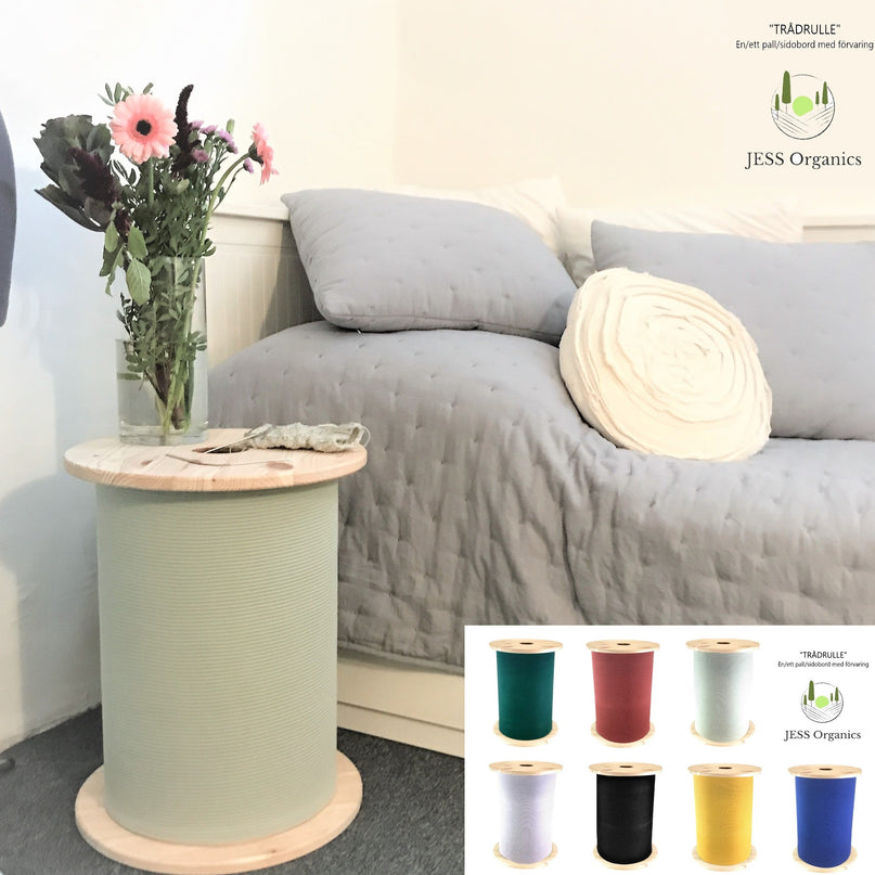 Sewingthread Bobbin - Stool / side table with storage