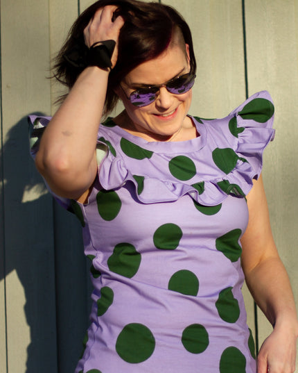 Big Dots Light Purple - TENCEL™Jersey