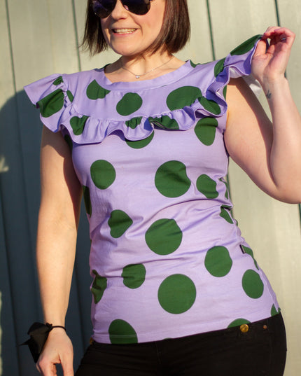 Big Dots Light Purple - TENCEL™Jersey