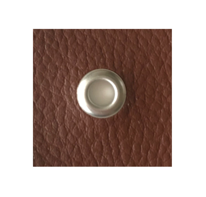 Öljettringslapp läderlook (LITEN fyrkant) 2-pack