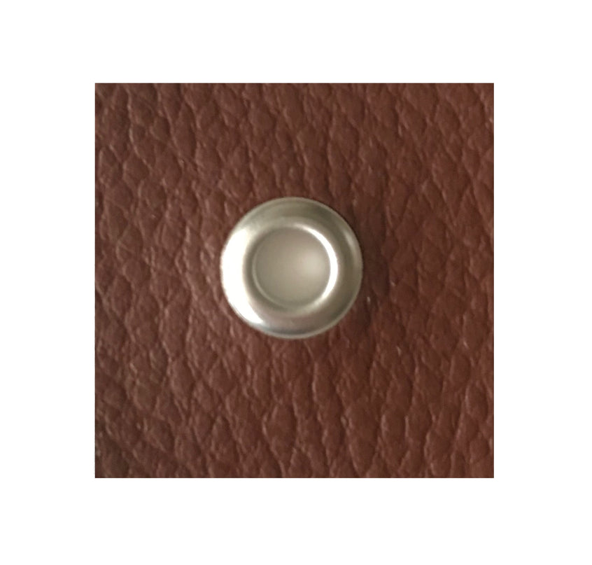 Eyelet ring patch leather look (LARGE square) 2-pack