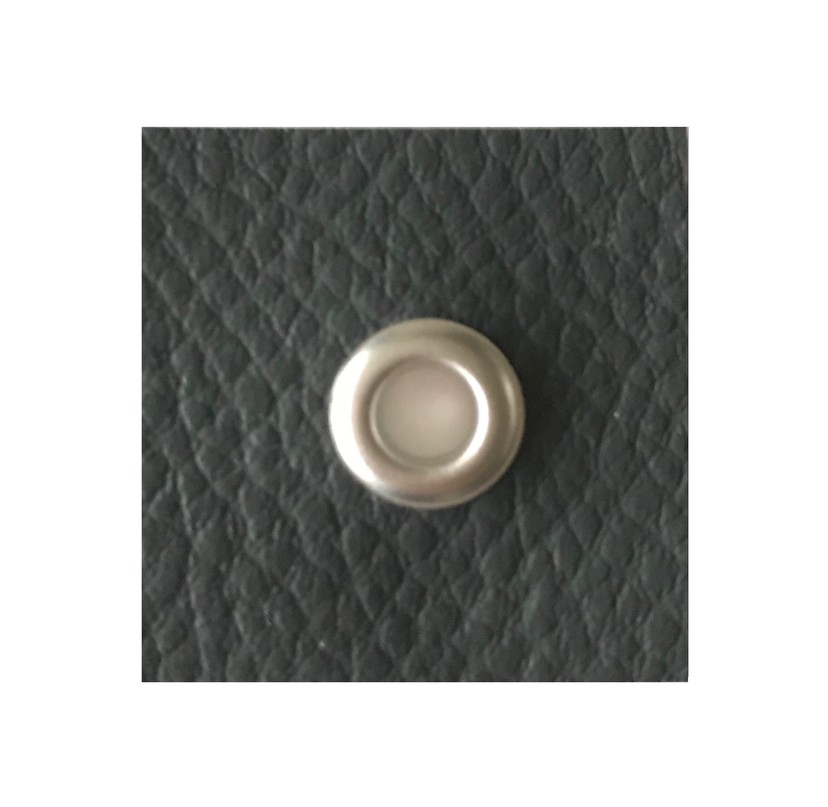 Eyelet ring patch leather look (LARGE square) 2-pack