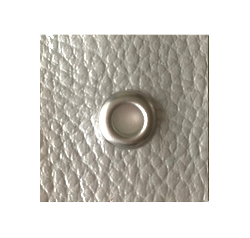 Öljettringslapp läderlook (STOR fyrkant) 2-pack