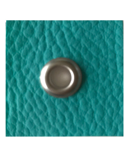 Eyelet ring patch leather look (SMALL square) 2-pack
