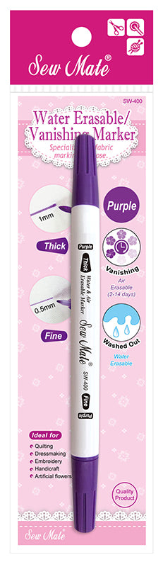 Double Marker Pen Purple (disappears in wash!)