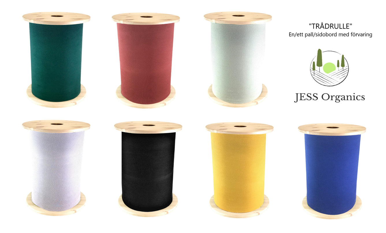 Sewingthread Bobbin - Stool / side table with storage
