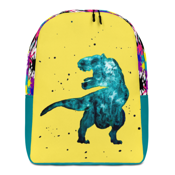 Backpack - Dinosaur & Splat! (Possibility to change background color & base color)