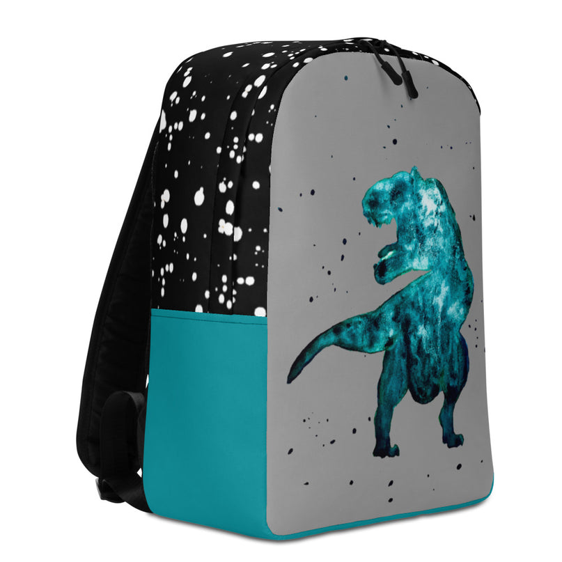 Backpack - Dinosaur & Paint splatters! (Possibility to change background color & base color)