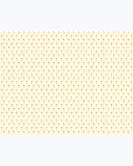 Diamantglass pastellgul Bomullstrikå 180gsm