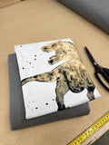 T-rex Panel - Soft yellow (Bomullsjersey)