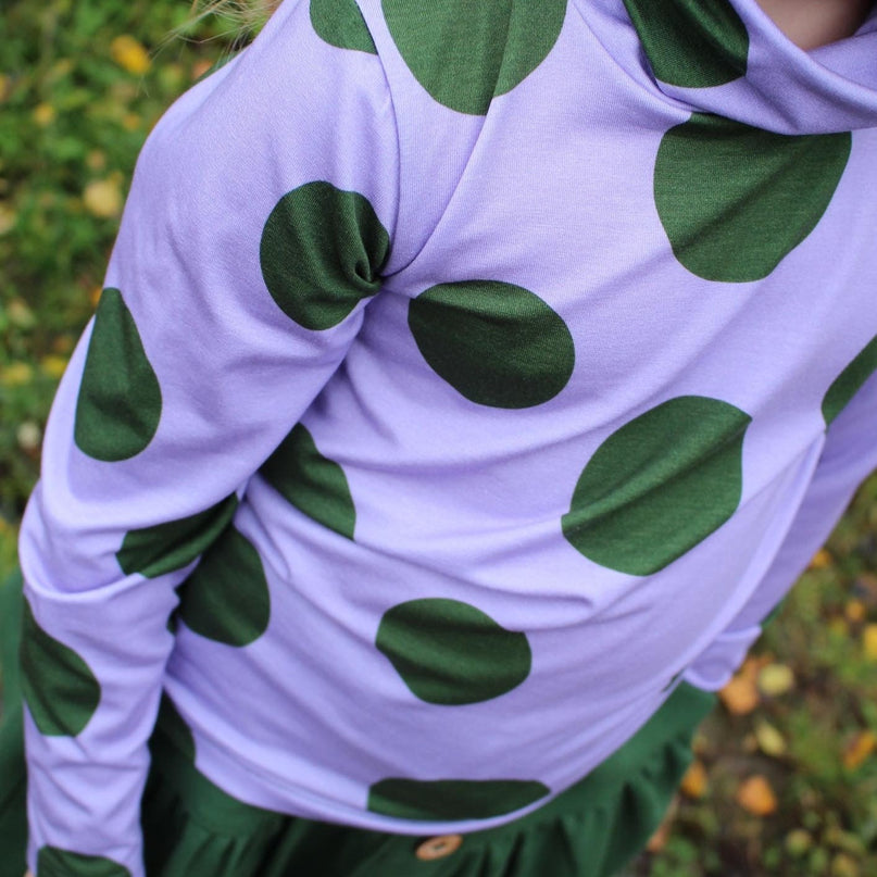 Big Dots Light Purple - TENCEL™Jersey