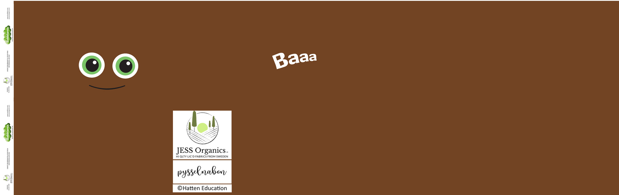 Babblarna - Face Panel Babba (bomullsjersey)