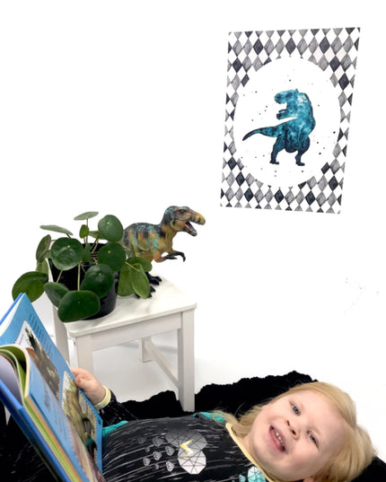 T-Rex Aqua - Poster A3 (29,7 x 42cm) REA 50%