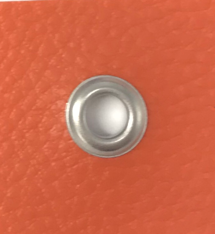 Öljettringslapp läderlook (LITEN fyrkant) 2-pack