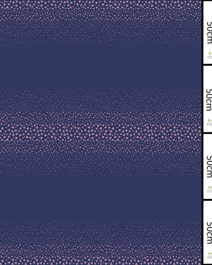 Triangles Wave Panel Dark Green/Light Purple - TENCEL™Jersey